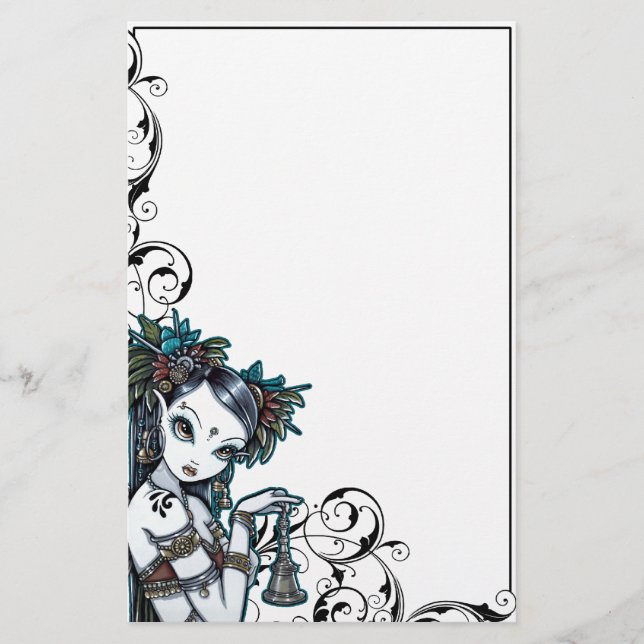 Artigos de papelaria tribais da arte do dançarino (Frente)