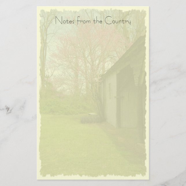 Artigos de papelaria velhos do celeiro (Frente)