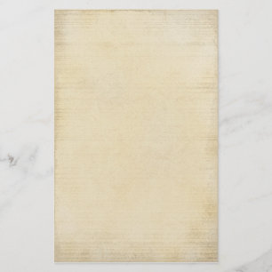 Artigos de papelaria velhos do pergaminho