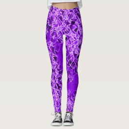 Artisan Plum Purple Electric Yoga Leggings