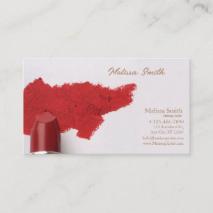 ARTISTA BÁSICO DE CARTÃO DE VISITA DE MAKEUP