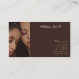 ARTISTA BÁSICO DE CARTÃO DE VISITA DE MAKEUP