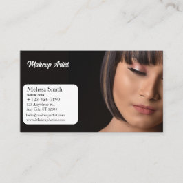 ARTISTA BÁSICO DE CARTÃO DE VISITA DE MAKEUP
