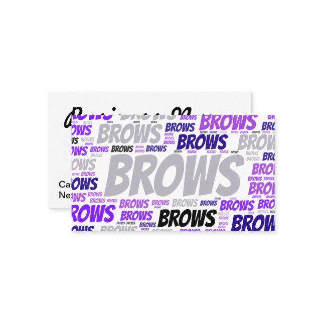 Artista de Fila Editável Modelo Cartão de visita (Frente/Verso In Situ)