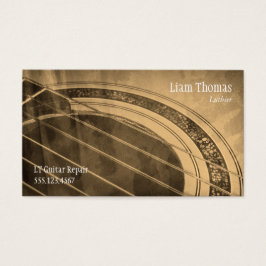 Artista de guitarra de Luthier Personalizado