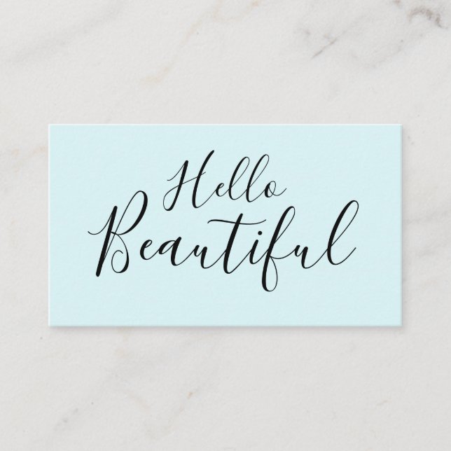 Artista de maquiagem / cartão de visita de tendênc (Frente)