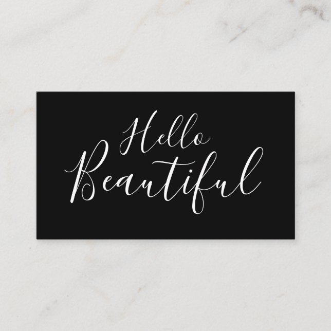 Artista de maquiagem / cartão de visita de tendênc (Frente)