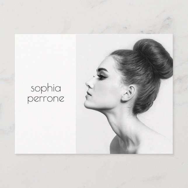 Artista profissional e Cartão com fotos fotógrafo (Frente)