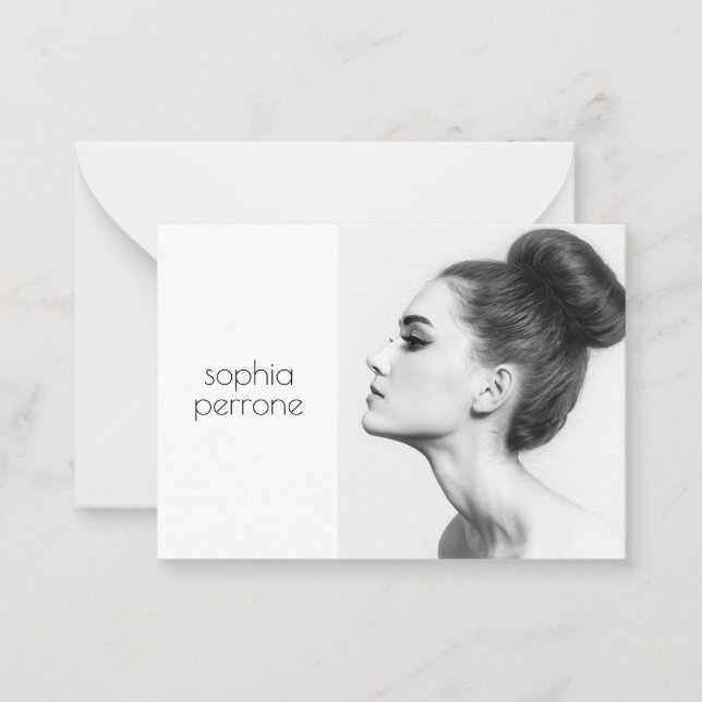 Artista profissional e Cartão com fotos fotógrafo (Frente)