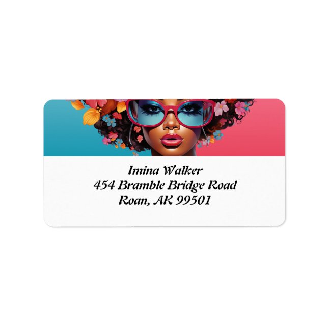 Artista Revelado: Etiqueta de Delícias Diva-ish (Frente)