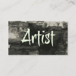 Artista Rustic Cartão de visita