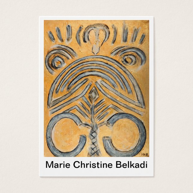 Artistas de Abstrato de Arte Finas cartão de visit (Frente)