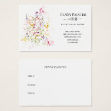 ARTISTAS EMPRESARIAIS E CARTÕES DE TÍTULO