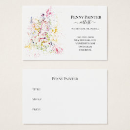 ARTISTAS EMPRESARIAIS E CARTÕES DE TÍTULO