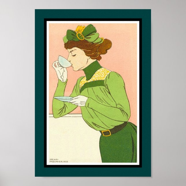 Artistas Famosos do poster vintage Henri Meunier 1 (Frente)