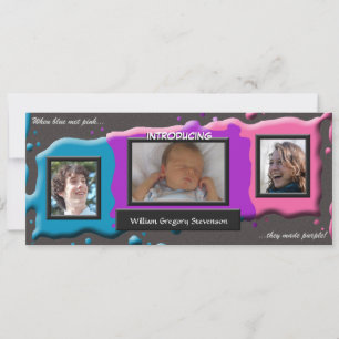 Artistas Rosa e Azul Fazem Anúncio de Nascimento R