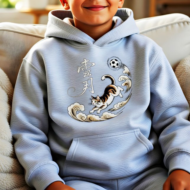 Artistic Japanese Cat Soccer Gift for Anime & Spor (Criador carregado)