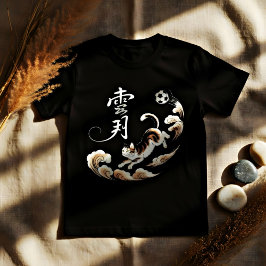 Artistic Japanese Soccer Cat Women's