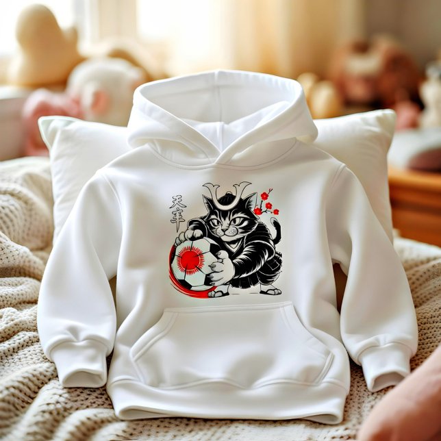 Artistic Samurai Cat Japan Soccer for Football fan (Criador carregado)