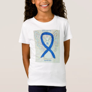 Artrite Azul Sensibilização Fita Anjo Camisa Per