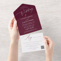 ArtsApp Caligrafia Moderna Casamento Borgonha