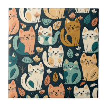 Artsy Cat Pattern Cute