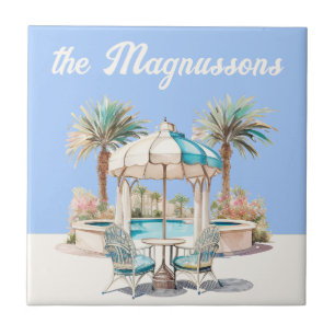 Artsy Coastal Custom House nr Beach cabana azul