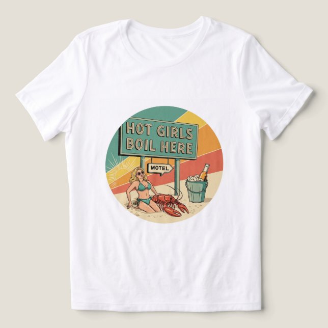 Artsy Crawfish Boil Vibes T-Shirt! 🎨 🦞 (Design frontal)