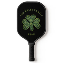 Artsy Shamrock Irish Family & Name Personalizados