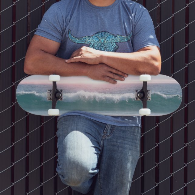 Artsy Skateboard das Ondas do Oceano (Ao ar livre 3)