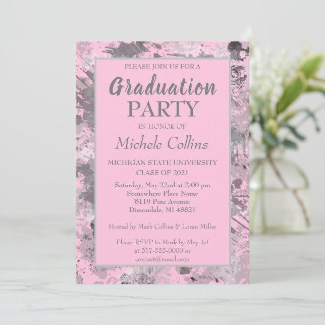 Arty e Convite de festas Na moda (Em pé/Frente)