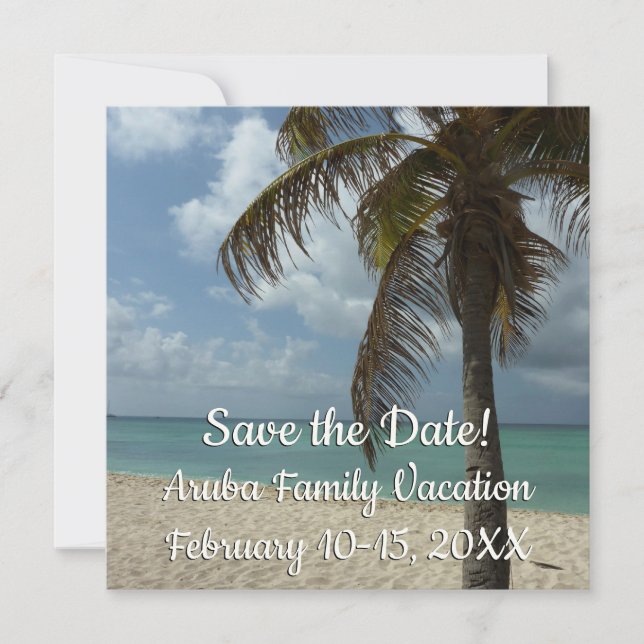 Aruban Beach I Save the Date (Frente)
