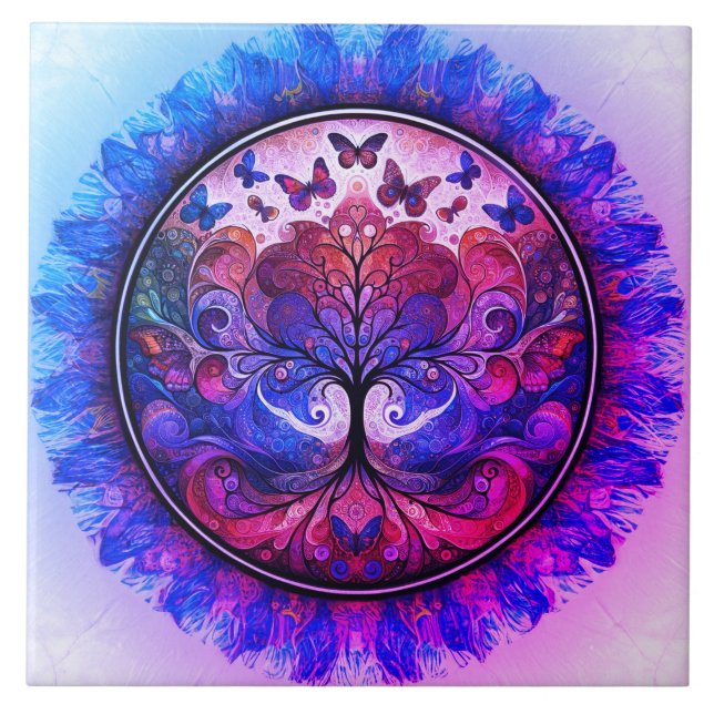 Árvore Arco-Íris da Vida Antiga Russa (Frente)