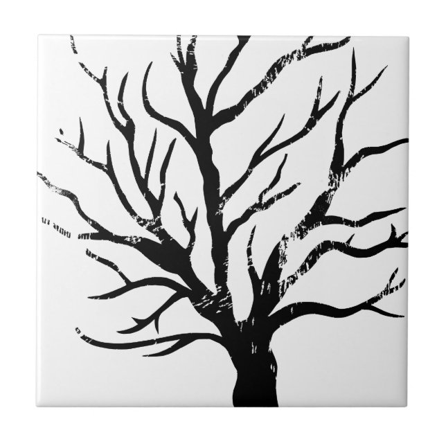 Árvore autóctone Lino Impressão (Frente)