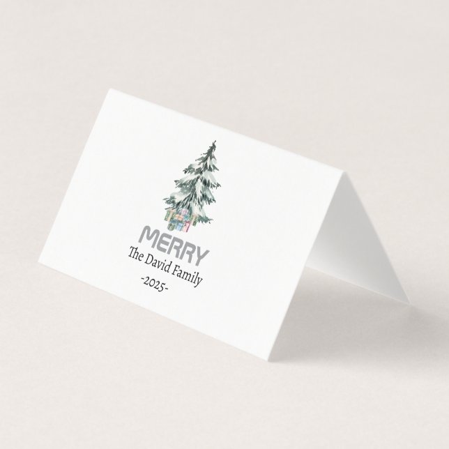 Árvore botânica do pinheiro de feliz (Frente)