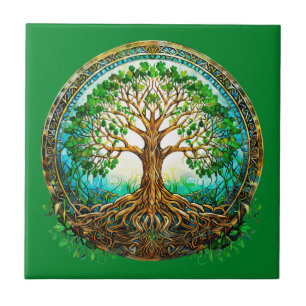 Árvore Celta da Vida em Emerald Green