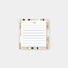 Árvore Chic A Nota Do Bloco De Notas Monograma