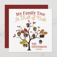 Árvore da Família Foto Engraçada é Cheio de Loucos