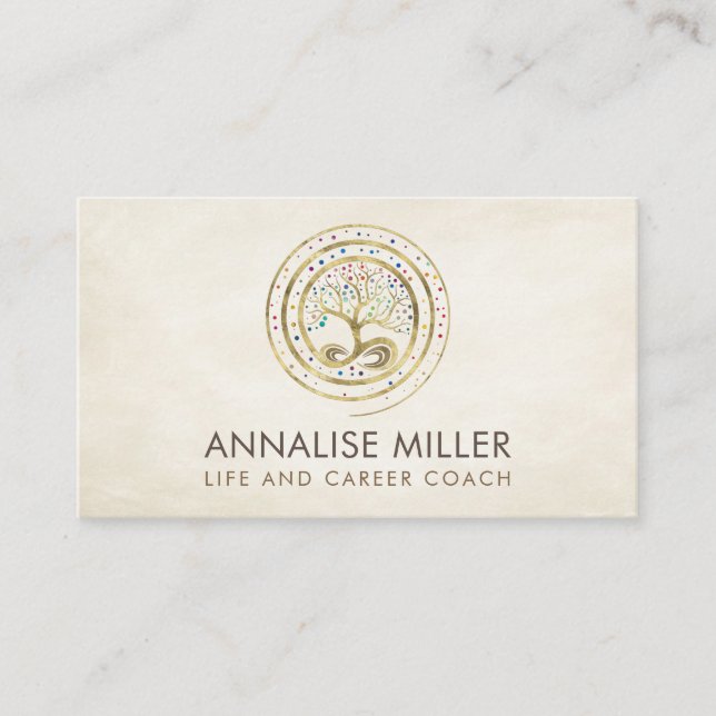 Árvore da vida - Cartão de visita infinito (Frente)