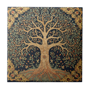 Árvore da Vida de William Morris Vintage Pré-Rafae