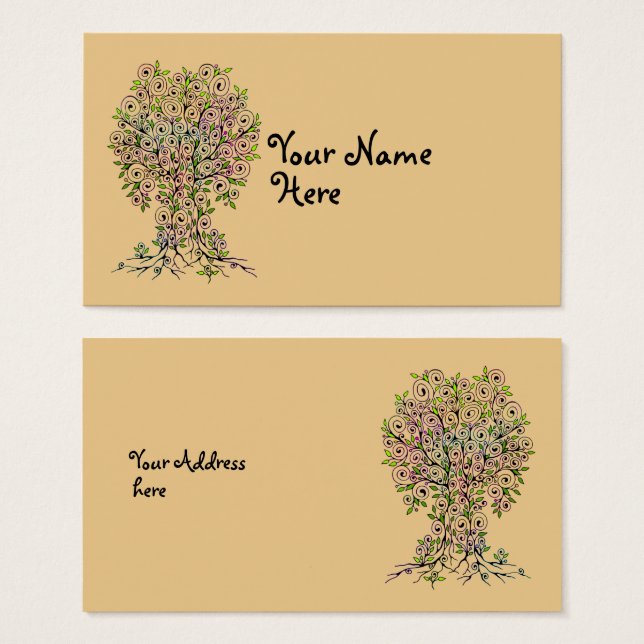 Árvore da Vida - Espirais Saem Frutas 1 (Frente & Verso)