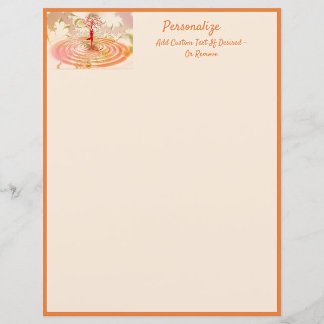 Árvore da Vida Zen Yoga Namaste Personalizada (Frente)