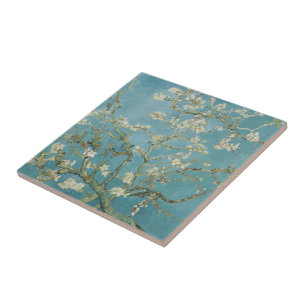 Árvore de amêndoa na flor por Vincent van Gogh