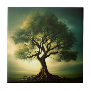Árvore de Azulejo cerâmico Life III