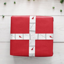 Árvore de Birmanês Cardinal Vermelho de inverno de