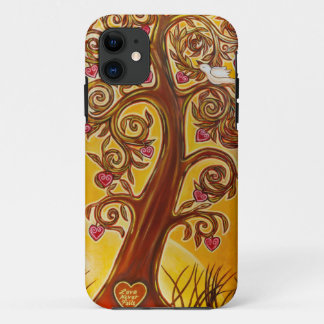 Árvore de capas de iphone da vida