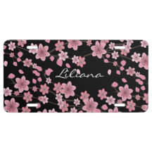 Árvore de Cerejeira Detalhada Rosa Preta