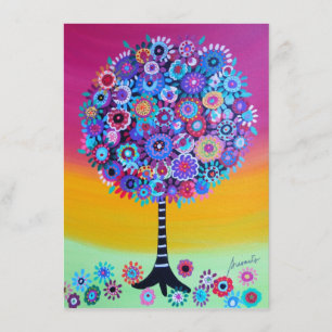 Árvore de convites de Mitzvah do bastão do bar da