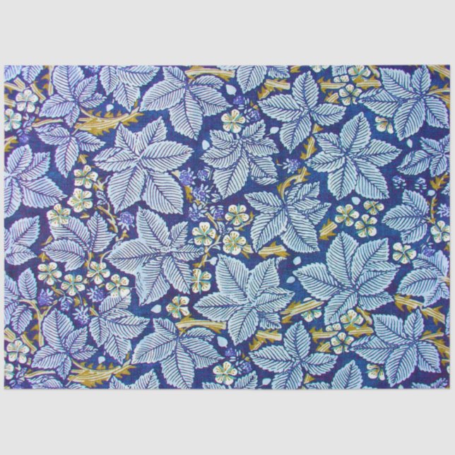 Árvore de framboesa, William Morris, Papel Tecido (Frente )