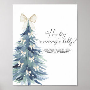 Árvore de inverno de tamanho é poster de jogo de b